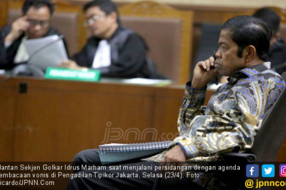 Putusan Dieksekusi, Idrus Marham Jadi Penghuni Lapas Cipinang - JPNN.COM