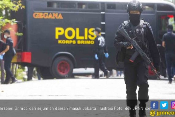 Pasukan Brimob dari 11 Daerah Dikirim ke Jakarta, Pengin Tahu Jumlahnya? - JPNN.COM
