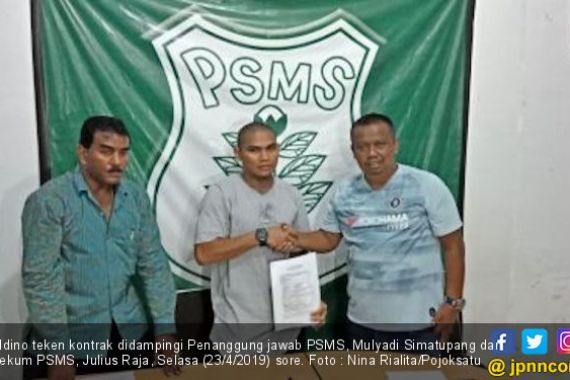Aldino Herdianto Resmi Berkostum PSMS Medan - JPNN.COM