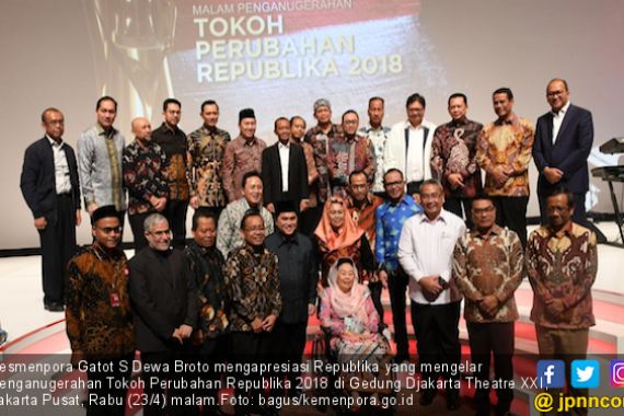 Tokoh Perubahan Republika 2018: Semoga Menginspirasi Pemuda dan Atlet Indonesia - JPNN.COM
