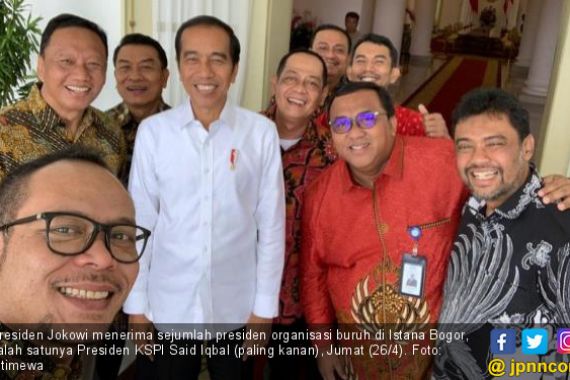 Ssstt, Said Iqbal Bertemu Jokowi di Istana - JPNN.COM