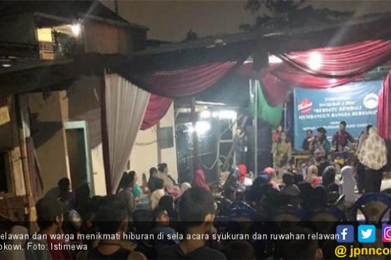 Relawan Jokowi Syukuran Sekaligus Doakan Para Tokoh dan Petugas KPPS - JPNN.COM