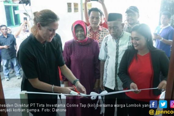 Danone Indonesia Pulihkan Lombok Pascagempa via Program WASH - JPNN.COM