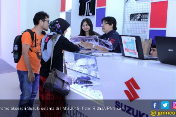 IIMS 2019: Suzuki Beri Diskon Jutaan Rupiah untuk Aksesori dan Apparel - JPNN.COM