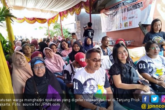 Gelar Syukuran, Relawan Jokowi: Tidak Ada Lagi Pendukung 01 dan 02 - JPNN.COM