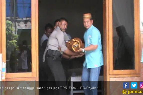 Kelelahan Jaga TPS Selama Pemilu, Aiptu Gangsar Meninggal - JPNN.COM