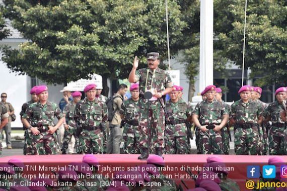 Panglima TNI: Kalian Dididik jadi Kesatria, Bukan Pecundang - JPNN.COM