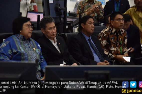 Menteri LHK Ajak Para Dubes dan Sekjen ASEAN Melihat Kecanggihan BMKG - JPNN.COM