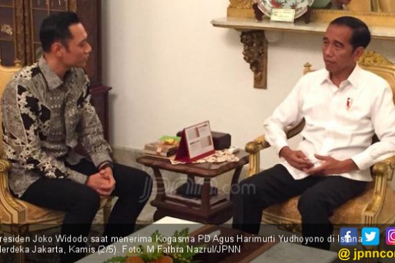 AHY Punya Waktu Kongko Bersama Jokowi, Ada yang Iri Tuh! - JPNN.COM
