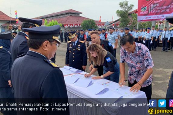 Kemenkumham Banten Gelar Hari Bhakti Pemasyarakatan di Lapas Pemuda Tangerang - JPNN.COM