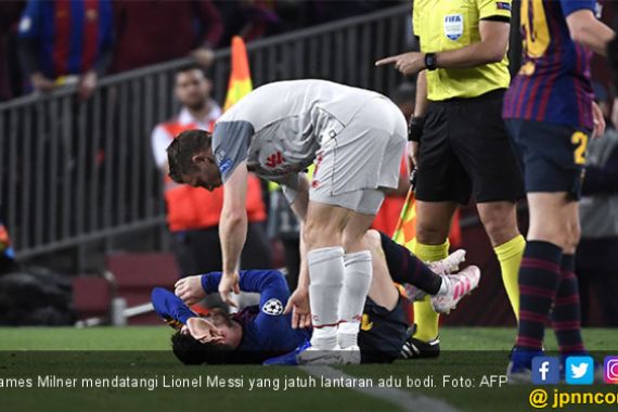 Bikin Messi Jatuh Berguling-guling, James Milner Dapat Pembelaan - JPNN.COM