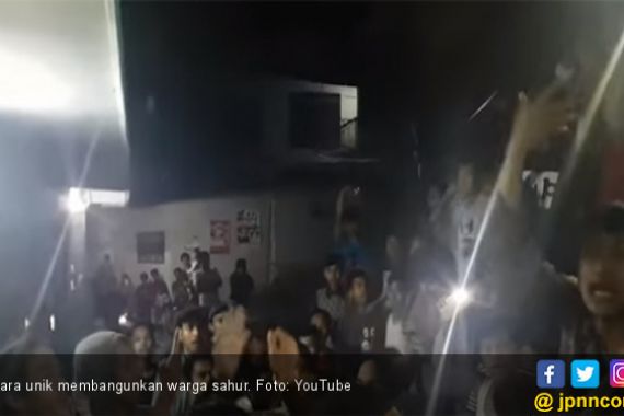 Viral! Cara Heboh Membangunkan Orang Sahur, Anda Dijamin Melek - JPNN.COM