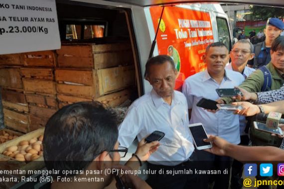 Stabilkan Harga Telur, Kementan Gelar Operasi Pasar di Tujuh Lokasi - JPNN.COM