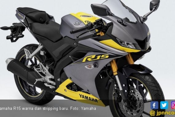 Yamaha R15 Kian Segar dengan Warna dan Stripping Baru, Harga Rp 35,7 Juta - JPNN.COM