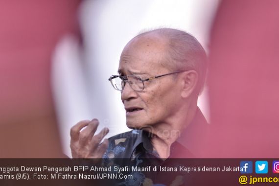 Saran Buya Syafii buat Presiden Jokowi soal Cara Pilih Calon Menteri - JPNN.COM