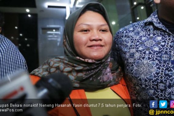 Bupati Bekasi Neneng Yasin Dituntut 7,5 Tahun Penjara, Hak Politik Dicabut - JPNN.COM