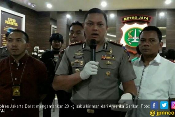 Polres Jakarta Barat Amankan 28 Kg Sabu Kiriman dari Amerika Serikat - JPNN.COM