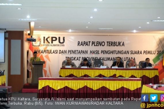Hasil Pleno KPU Kaltara, Jokowi - Ma’ruf Unggul di Lima Kabupaten/Kota - JPNN.COM