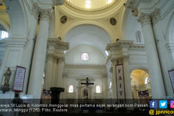 Gereja Sri Lanka Gelar Misa Pertama Sejak Teror Paskah - JPNN.COM