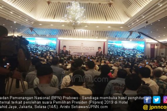 BPN Buka Data Internal, Prabowo Menang di Pilpres 2019, Silakan yang Mau Menantang - JPNN.COM