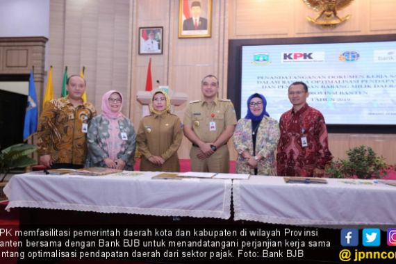 Genjot Pendapatan Daerah, Pemkab dan Pemkot di Banten Gandeng Bank BJB - JPNN.COM