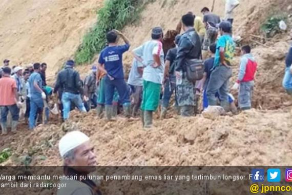 Puluhan Gurandil Tertimbun Longsor di Bogor, Ada yang Meninggal, tapi Sulit Dikenal - JPNN.COM