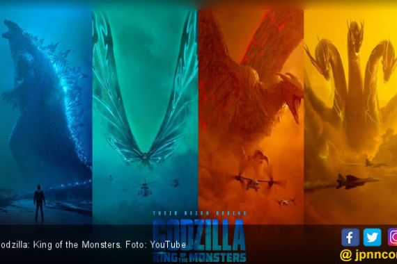 Serunya Pertarungan Antarmonster dalam Godzilla: King of the Monsters - JPNN.COM