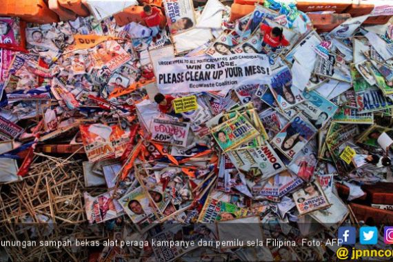 Pemilu Filipina Tinggalkan Sampah Segunung - JPNN.COM