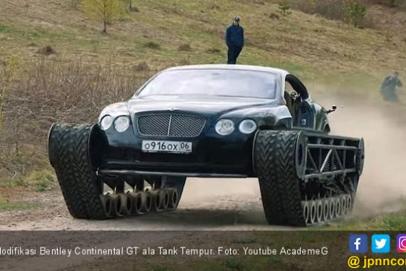 Modifikasi Bentley Continental GT ala Tank Tempur - JPNN.COM
