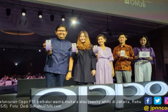 Momen Ramadan Oppo Merilis F11 Berbalur Warna Mutira, Harga Rp 4 Jutaan - JPNN.COM