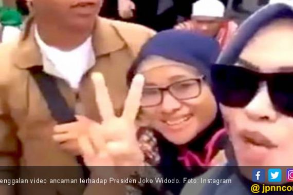 Wanita Pembuat Video ‘Penggal Kepala Jokowi’ Sudah di Tangan Polisi - JPNN.COM