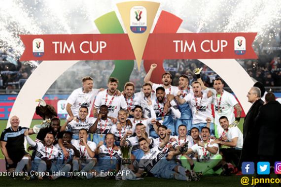Taklukkan Atalata, Lazio Juara Coppa Italia Untuk Ketujuh Kali - JPNN.COM