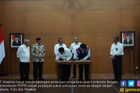 Waskita Karya jadi Kontraktor Renovasi Masjid Istiqlal Jakarta - JPNN.COM