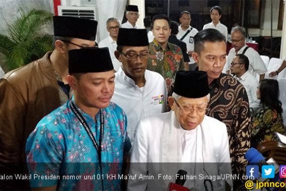 Kalah di Banten, Ma'ruf Amin: Enggak Apa-apa, yang Penting Menang Nasional - JPNN.COM