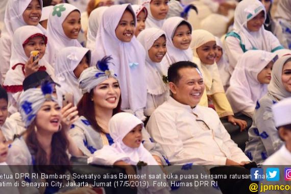 Bamsoet Ajak Anak Yatim Mendoakan Bangsa Indonesia Tetap Jaya - JPNN.COM