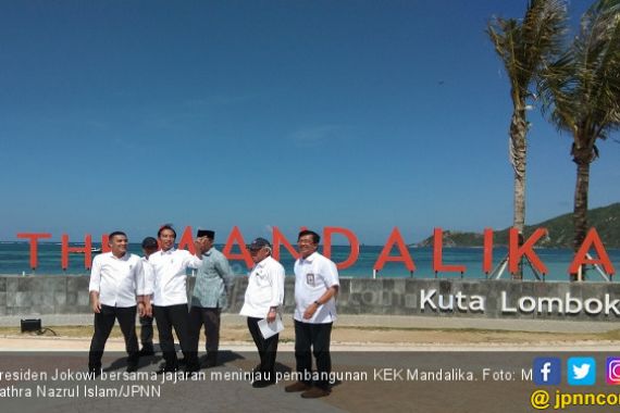 Ini Komentar Pak Jokowi Usai Menginspeksi KEK Mandalika - JPNN.COM