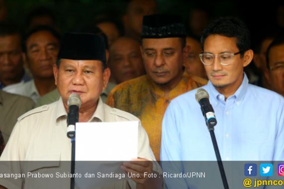 Pak Prabowo dan Bang Sandiaga Minta Pendukung Tidak Perlu Datang ke MK - JPNN.COM