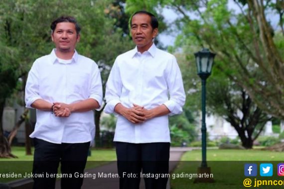 Gading Marten: Selamat Pak Jokowi, Semaaaaangaaaatttt! - JPNN.COM
