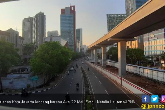 22 Mei, Jalanan Jakarta tak Seramai Hari Biasa - JPNN.COM