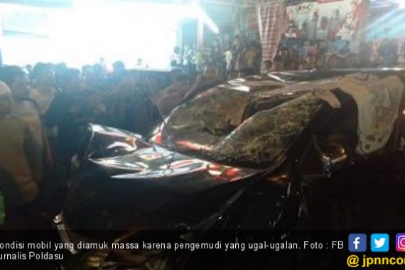 Pengemudi Avanza Ugal-ugalan Tewas Dihakimi Massa Usai Tabrak Pejalan Kaki - JPNN.COM