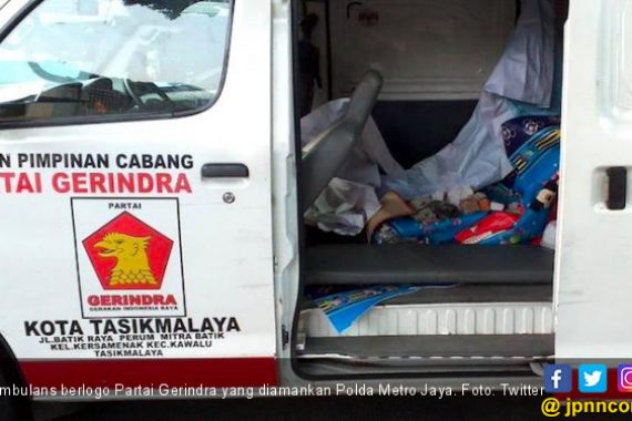 Kabar Terbaru soal Status Ambulans Gerindra yang Kedapatan Membawa Batu - JPNN.COM