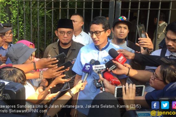 Sandiaga Ucapkan Selamat Bekerja ke Jokowi - Ma'ruf Amin - JPNN.COM