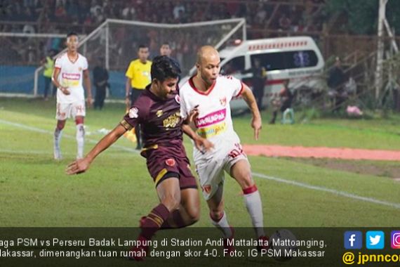 PSM Makassar Sukses Jinakkan Badak Lampung FC di Mattoangin - JPNN.COM