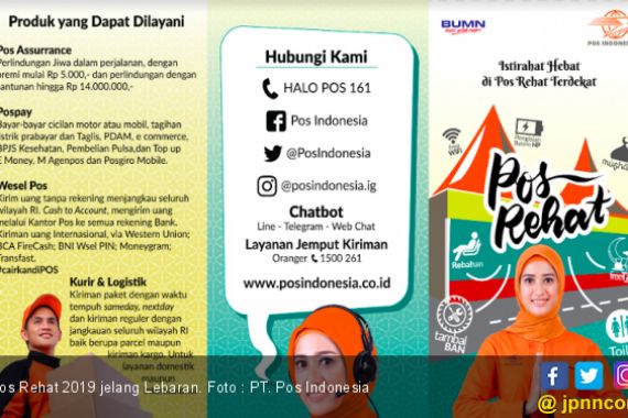 Kabar Gembira untuk Pemudik, Pos Indonesia Dirikan “Pos Rehat 2019” - JPNN.COM