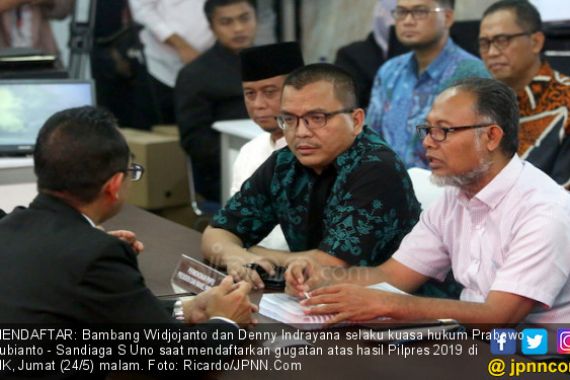 Konon BW Pimpin Tim Hukum Prabowo - Sandi karena Usulan Denny - JPNN.COM