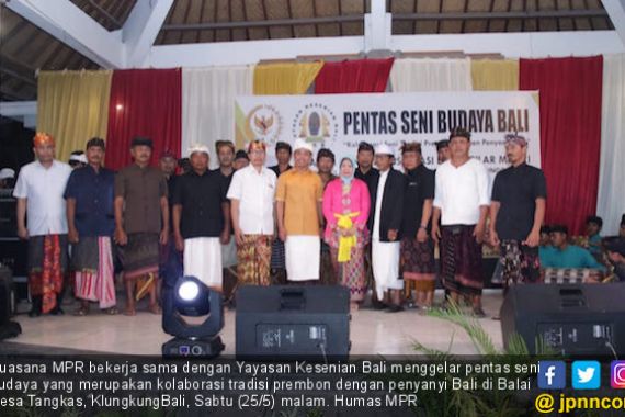 Sosialisasi Empat Pilar MPR Berkolaborasi dengan Tradisi Prembon Bali - JPNN.COM