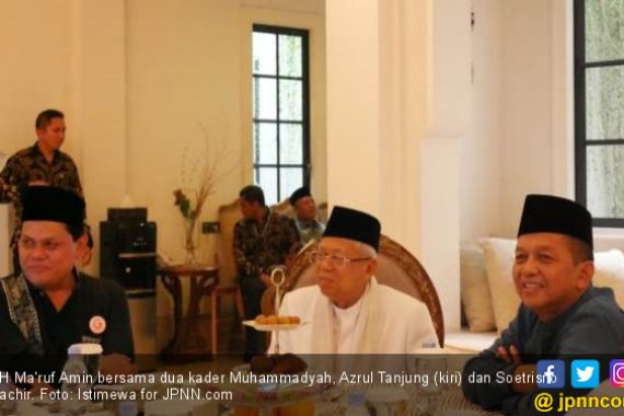 Bicara di Hadapan Ma’ruf Amin, Soetrisno Bachir Berharap Azrul jadi Menteri - JPNN.COM