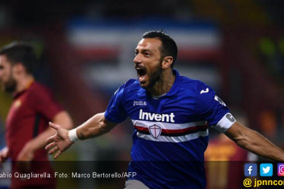 Jadi Top Scorer Liga Italia, Fabio Quagliarella Seperti Luca Toni - JPNN.COM