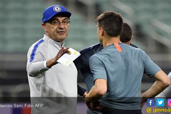 Jelang Chelsea Vs Arsenal, Sarri Marah-Marah, Higuain dan David Luiz Bentrok - JPNN.COM