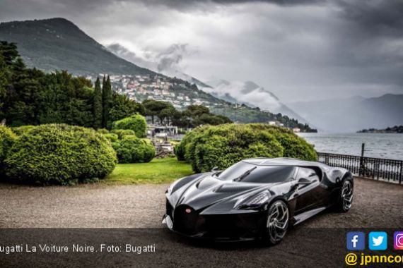 Bugatti La Voiture Noire Rebut Gelar Hypercar Berdesain Indah - JPNN.COM